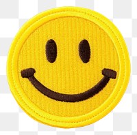 PNG Smiling face symbol yellow white background. AI generated Image by rawpixel.