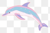 PNG Abstract art of dolphin animal mammal fish.