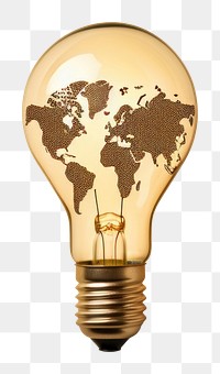 PNG  Light bulb with world map lightbulb innovation electricity.