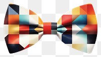 PNG Collage Retro dreamy bow tie art white background celebration.