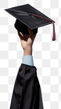 PNG  Graduate graduation student diploma. AI generated Image by rawpixel.