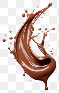PNG Chocolate liquid white background refreshment splattered