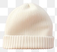 PNG  Beanie white headwear headgear.