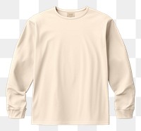 PNG Long sleeves white coathanger outerwear.