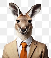 PNG Kangaroo animal portrait mammal.