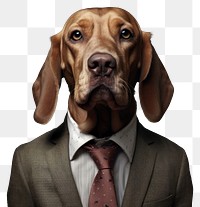PNG Dog portrait animal necktie.