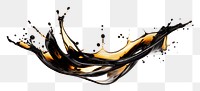PNG Oil white background refreshment splattered. AI generated Image by rawpixel.