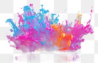 PNG Neon purple splattered creativity. AI generated Image by rawpixel.