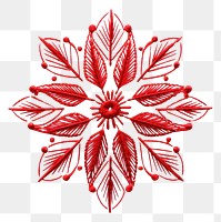 PNG Liion in embroidery style pattern art creativity.
