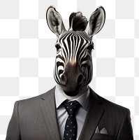 PNG Zebra portrait animal wildlife.