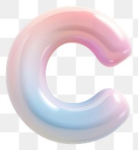 PNG Letter C abstract symbol shape.