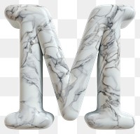 PNG Letter M marble art porcelain.