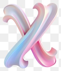 PNG Letter X symbol shape white background.