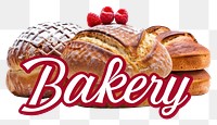 PNG Bakery bread food white background.
