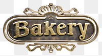 PNG Bakery logo badge accessories.