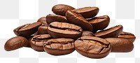 PNG Coffee bean food white background coffee beans.
