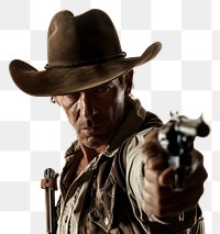 PNG Cowboy handgun weapon adult.