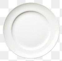 PNG Empty plate porcelain white white background.