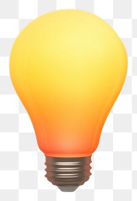 PNG  Abstract blurred gradient illustration light bulb lightbulb yellow electricity.