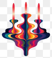 PNG An abstract Graphic Element of candlestick lighting fire spirituality.