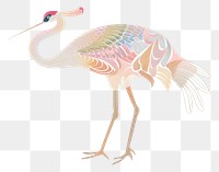 PNG Crane chinese flamingo animal bird.