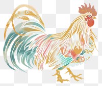 PNG Rooster chinese chicken poultry animal.
