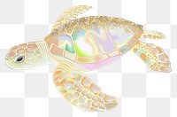 PNG Sea turtle chinese cute reptile animal white background.