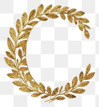 PNG Gold jewelry pattern shape.