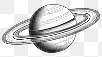 PNG Saturn astronomy drawing space.