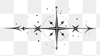PNG Sagittarius drawing white line.