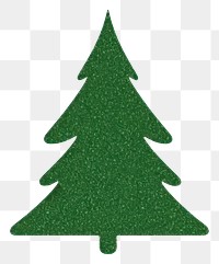 PNG Pine tree icon christmas shape green.