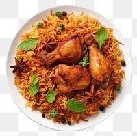 PNG Handi Chicken Biryani biryani plate food.