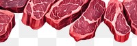 PNG Steak beef meat food.