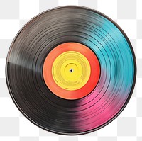 PNG Painting of vinyl record technology gramophone turntable.