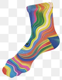 PNG Sock creativity clothing pattern.