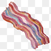 PNG Bacon creativity textile pattern.