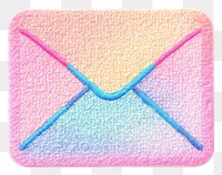 PNG Rectangle envelope rainbow pattern.