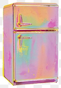 PNG Refrigerator appliance purple drawer.