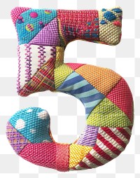 PNG Pillow creativity patchwork alphabet.