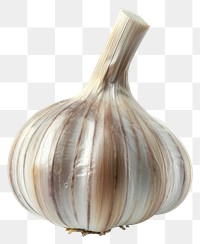 PNG  Garlic vegetable food white background.