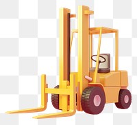 PNG Yellow froklift isometric icon  forklift technology.