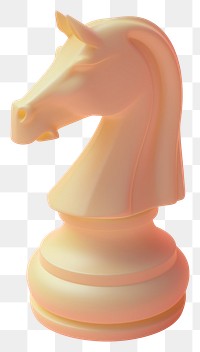 PNG Isometric chess piece game representation chessboard.