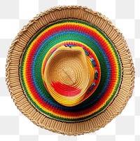 PNG Hat cinco de mayo white background handicraft sombrero.