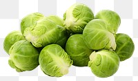 PNG Brusssels sprout vegetable plant food.