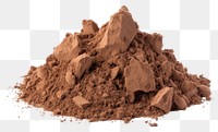 PNG Chunks dirt dessert powder food.