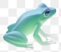 PNG  Abstract blurred gradient illustration Frog frog amphibian wildlife.