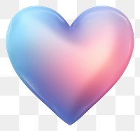 PNG  Abstract gradient illustration human heart blue pink glowing.