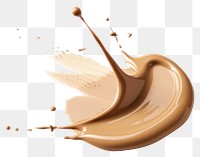 PNG Drops of liquid foundation white background dessert smooth.