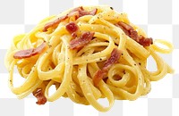 PNG Food carbonara spaghetti pasta.