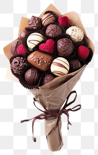 PNG Chocolate bouquet confectionery dessert food.